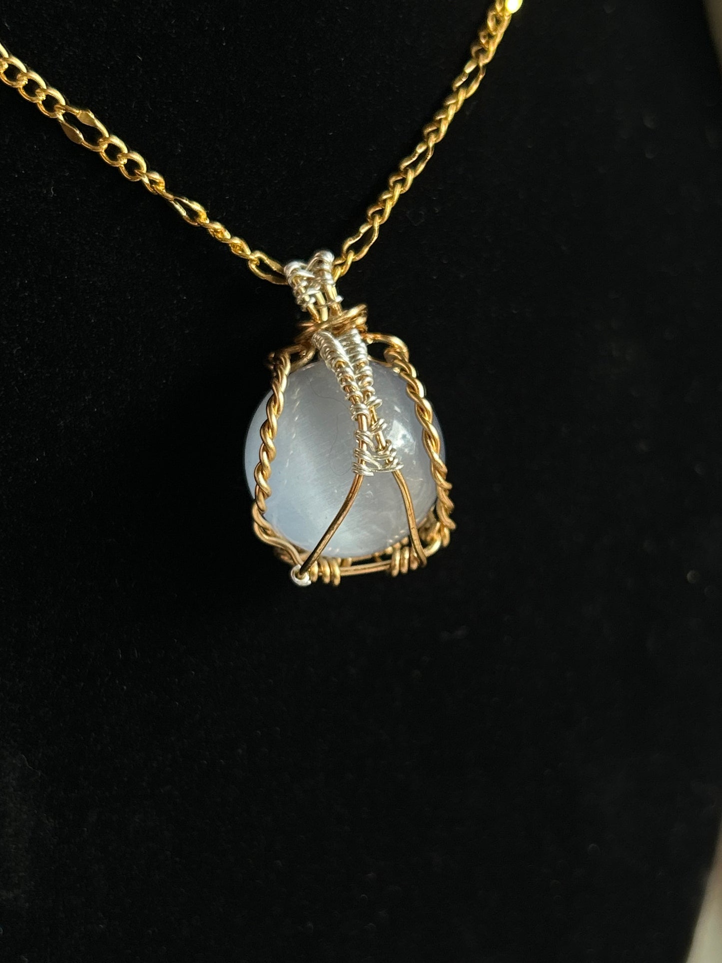 Selenite Sphere Necklace