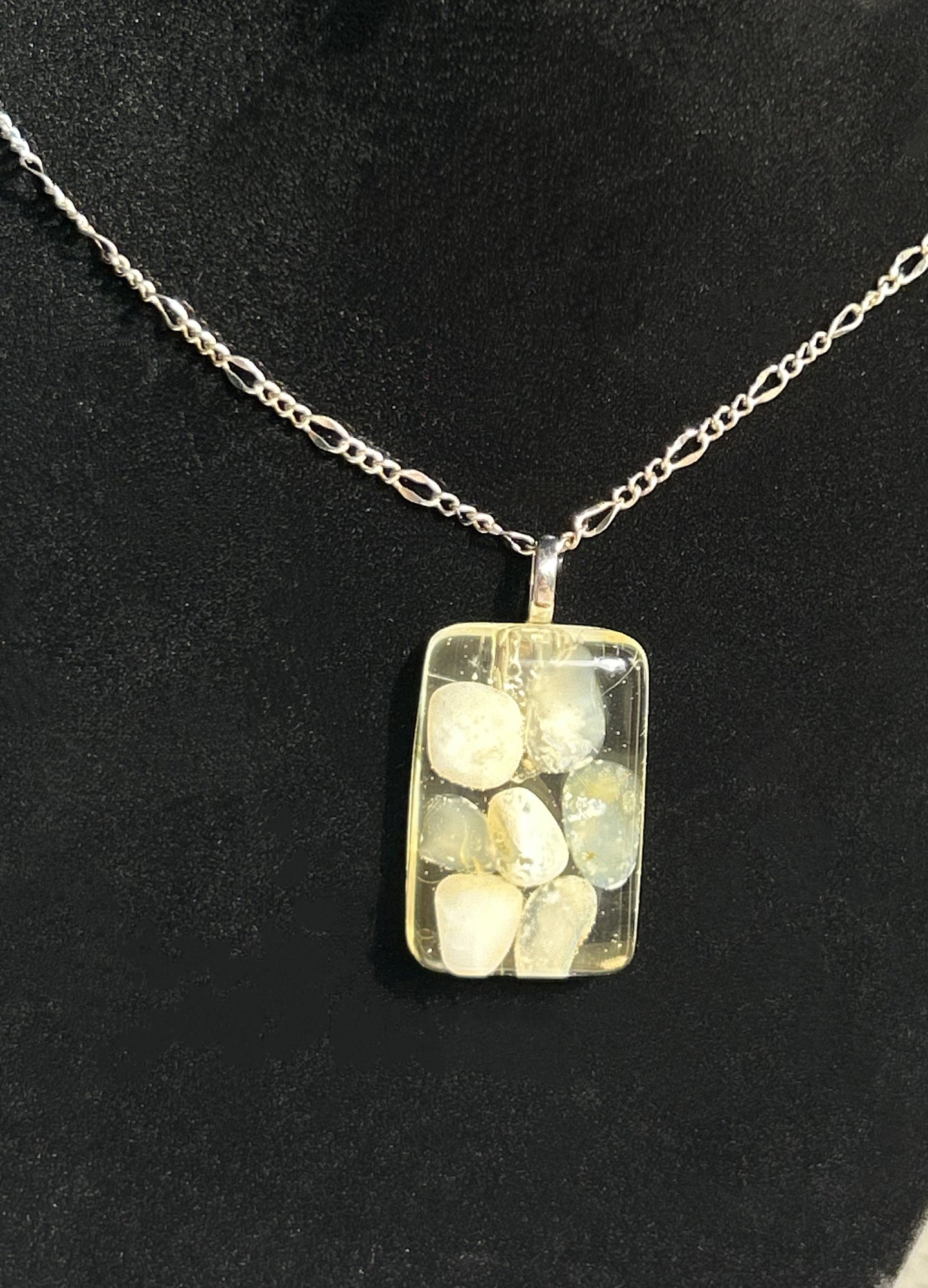 Cluster of Agates and Quartz Necklace