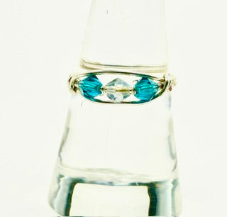 Classic three stone set