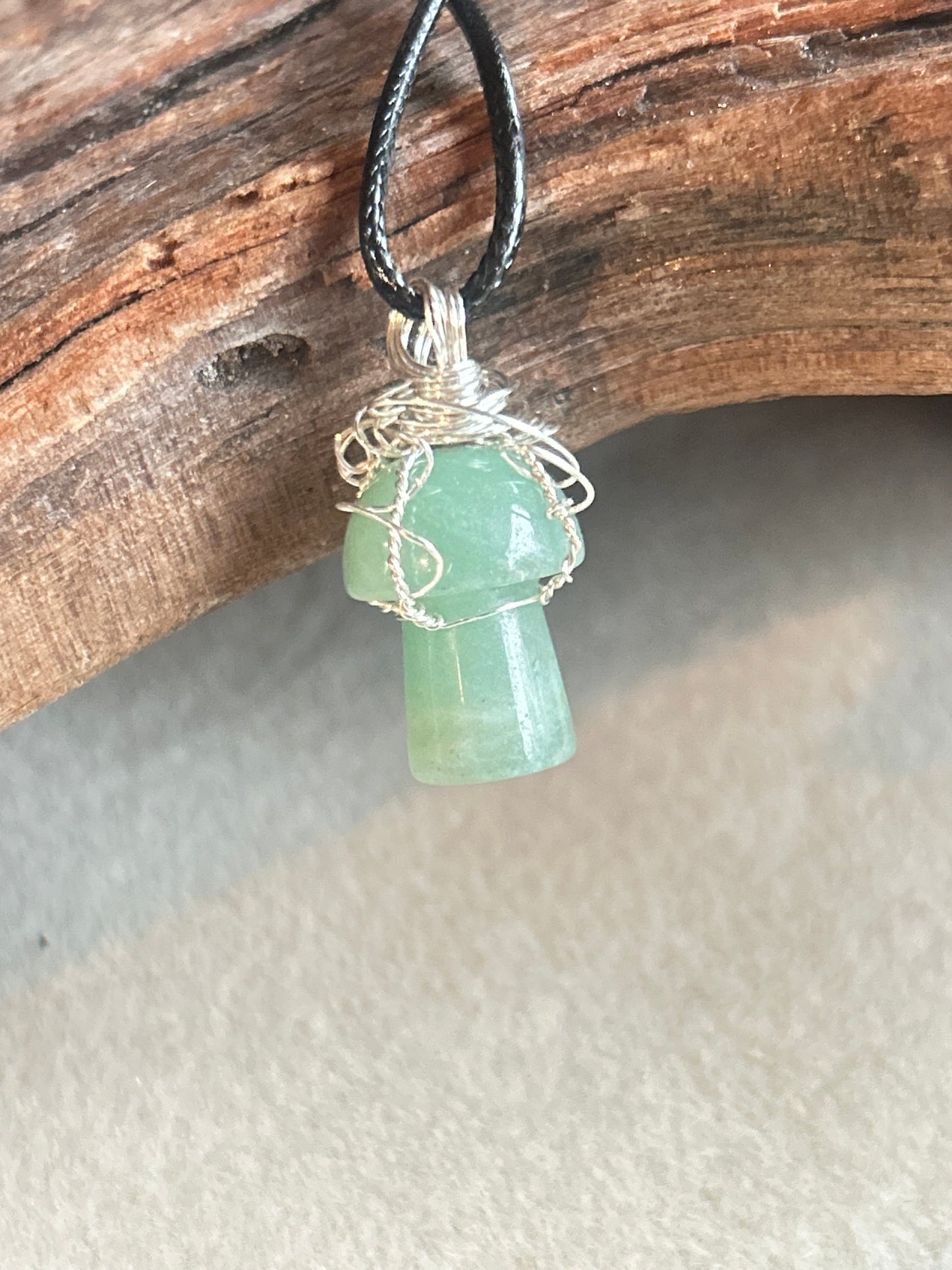 Jade Mushroom Necklace